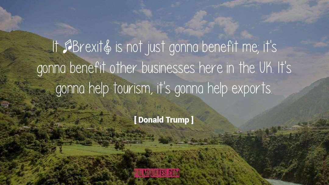 Exports quotes by Donald Trump