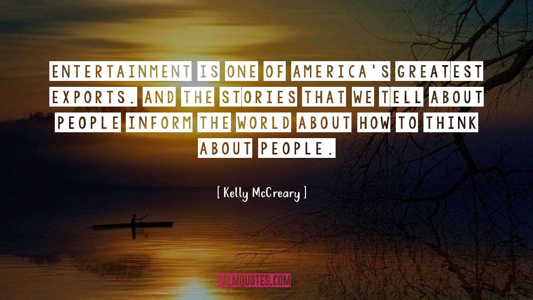 Exports quotes by Kelly McCreary