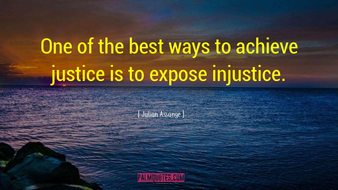 Expose quotes by Julian Assange