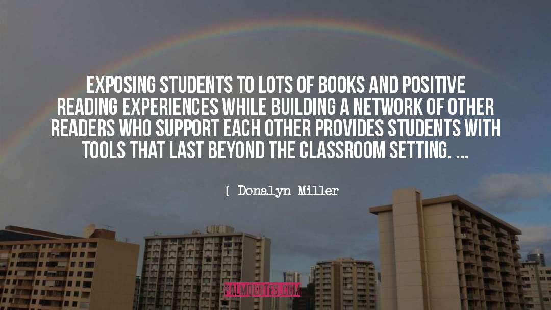 Exposing quotes by Donalyn Miller