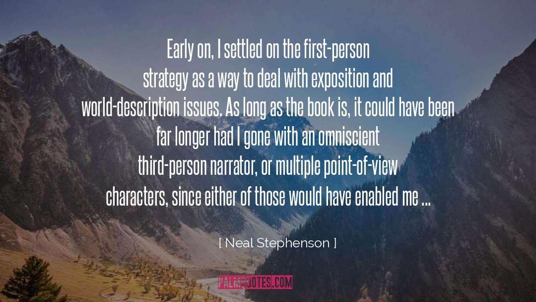 Exposition quotes by Neal Stephenson