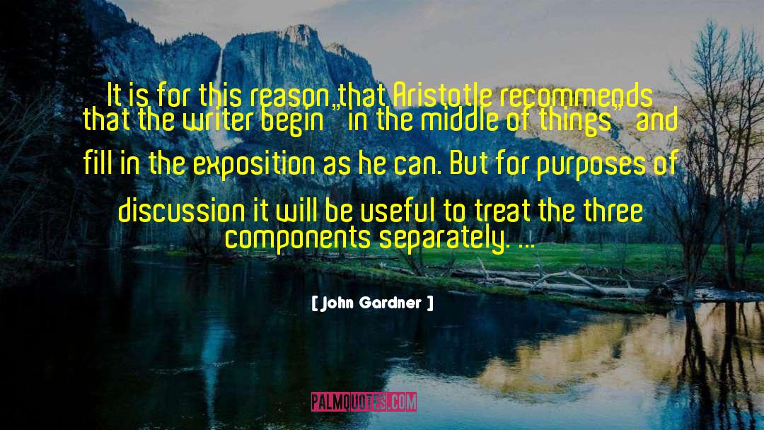 Exposition quotes by John Gardner