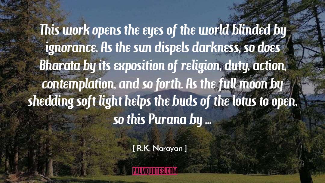 Exposition quotes by R.K. Narayan