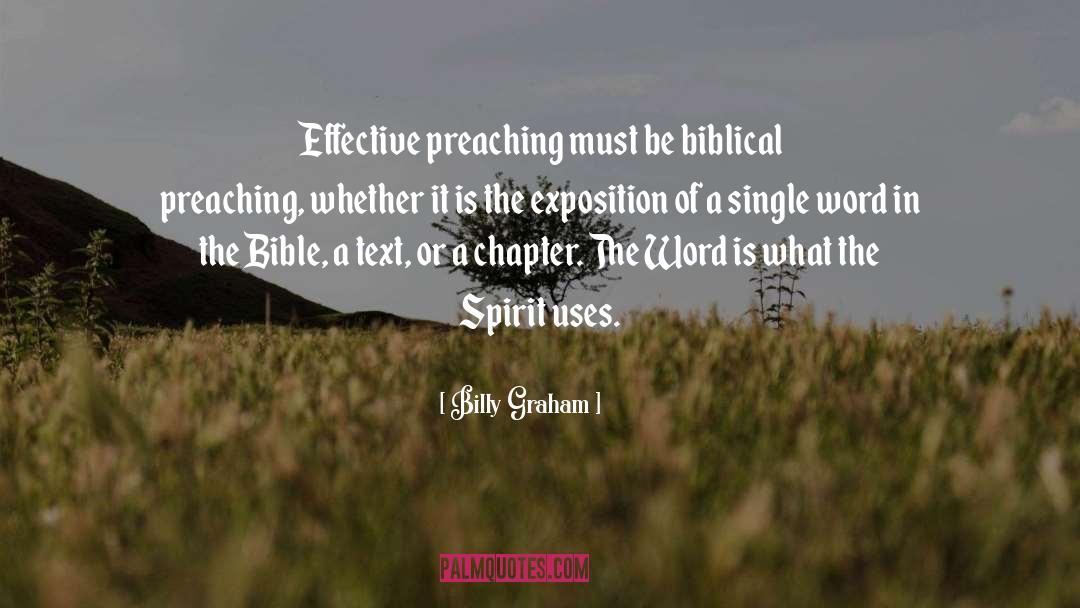 Exposition quotes by Billy Graham