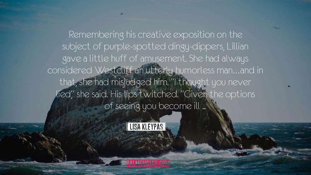 Exposition quotes by Lisa Kleypas