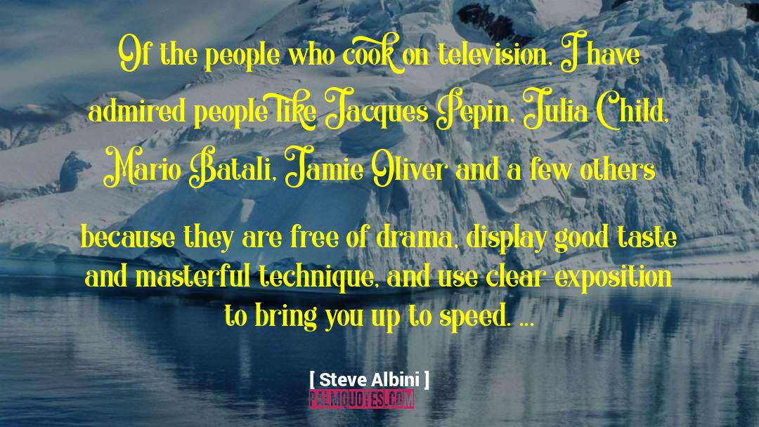 Exposition quotes by Steve Albini