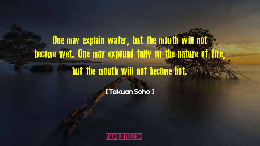 Expound quotes by Takuan Soho