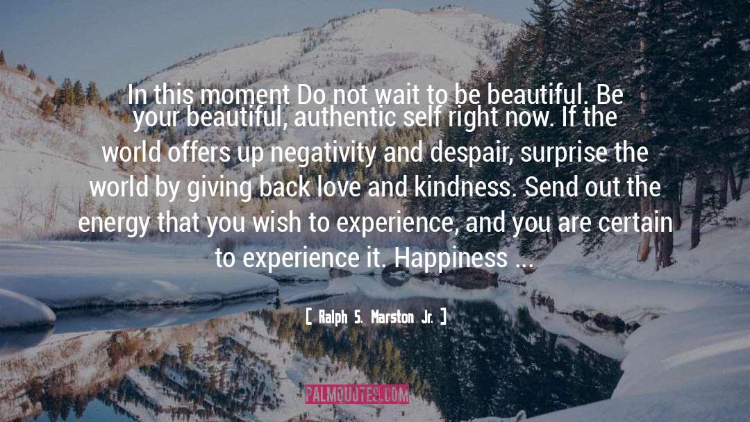 Express And Experience Kindness quotes by Ralph S. Marston Jr.