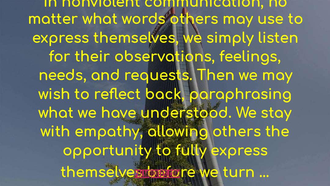 Express Emotions quotes by Marshall B. Rosenberg