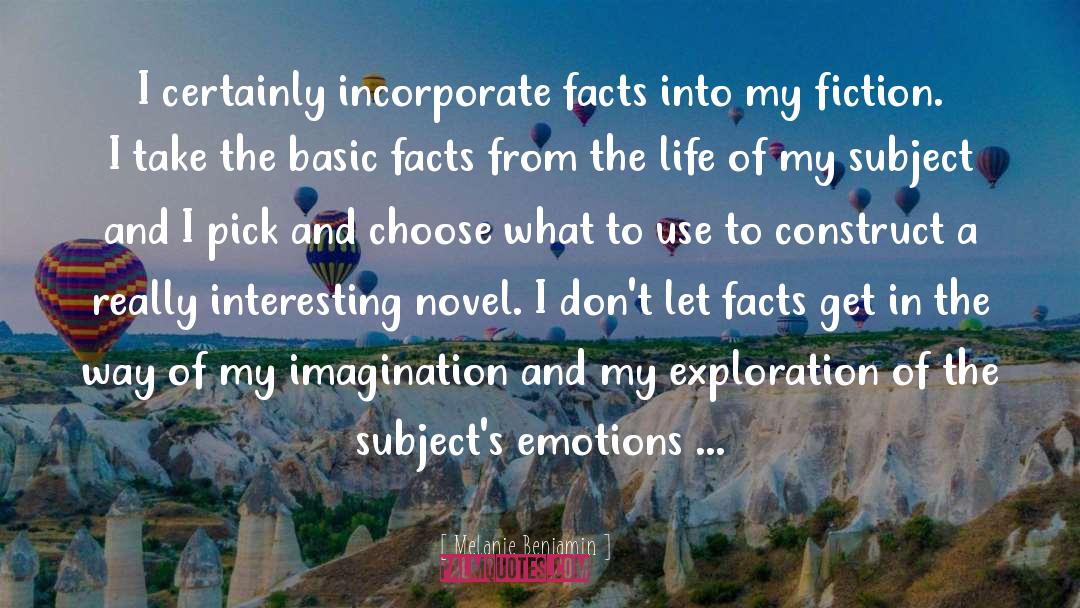 Express Emotions quotes by Melanie Benjamin