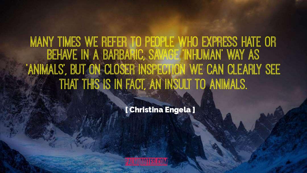 Express Hate quotes by Christina Engela