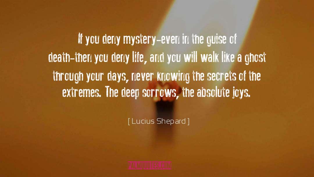 Express Joy quotes by Lucius Shepard