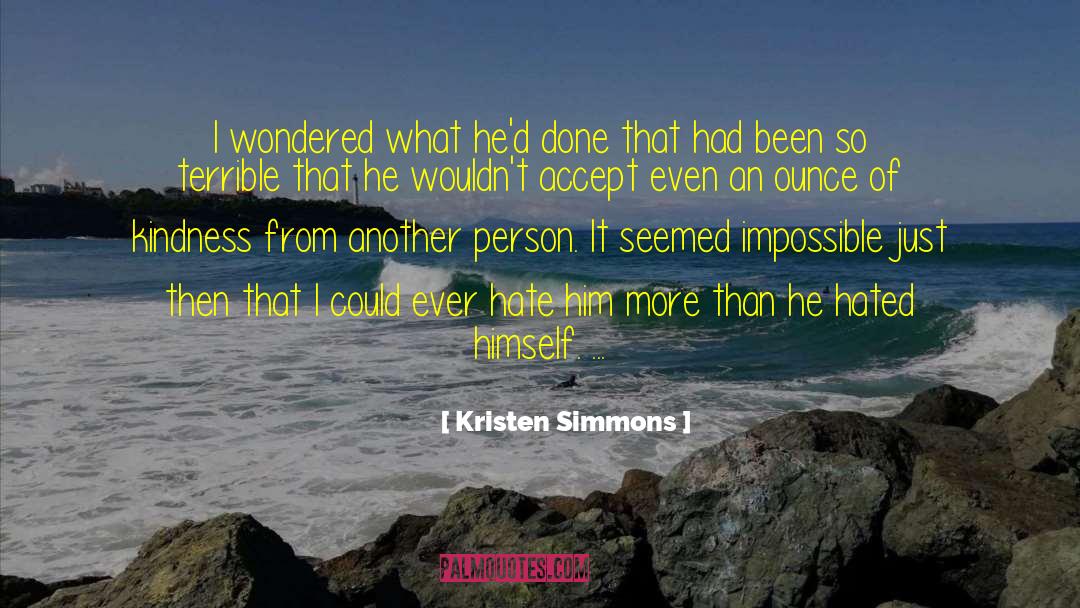 Express Kindness quotes by Kristen Simmons