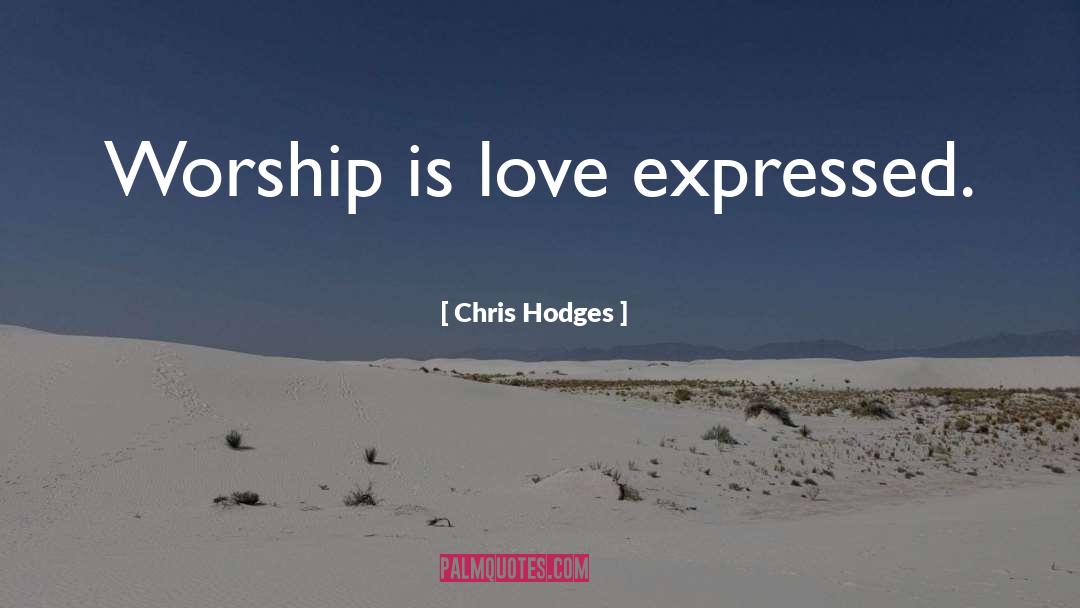 Expressed quotes by Chris Hodges