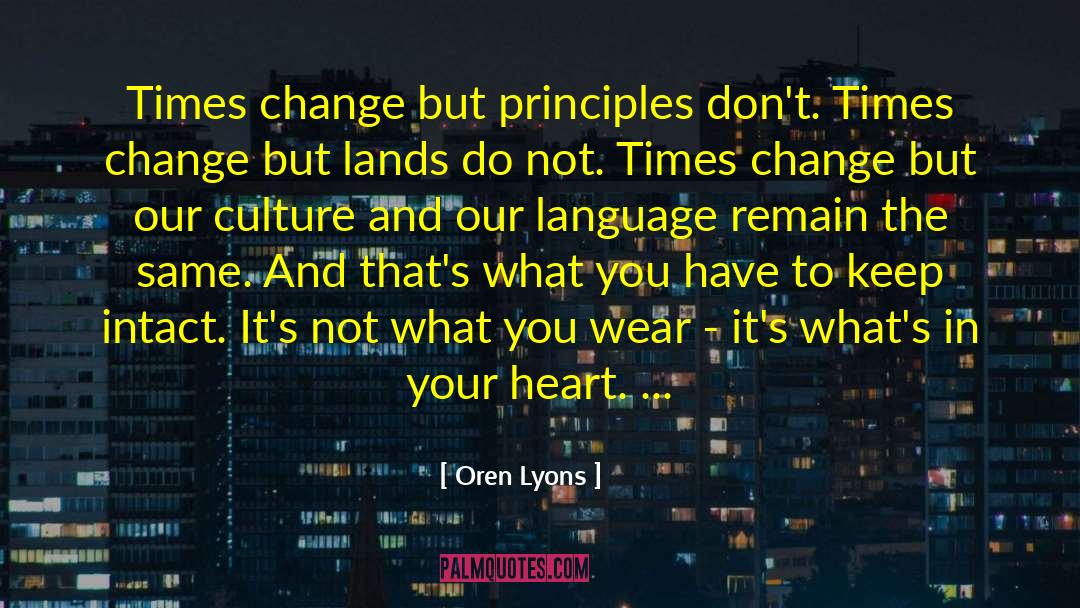 Expresser Culture quotes by Oren Lyons