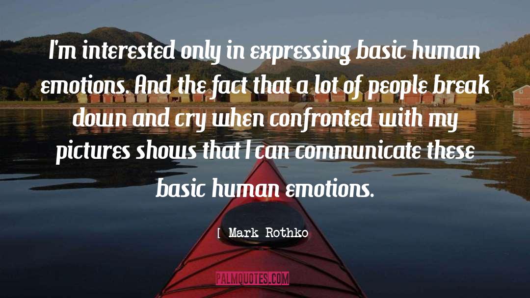 Expressing Emotions quotes by Mark Rothko