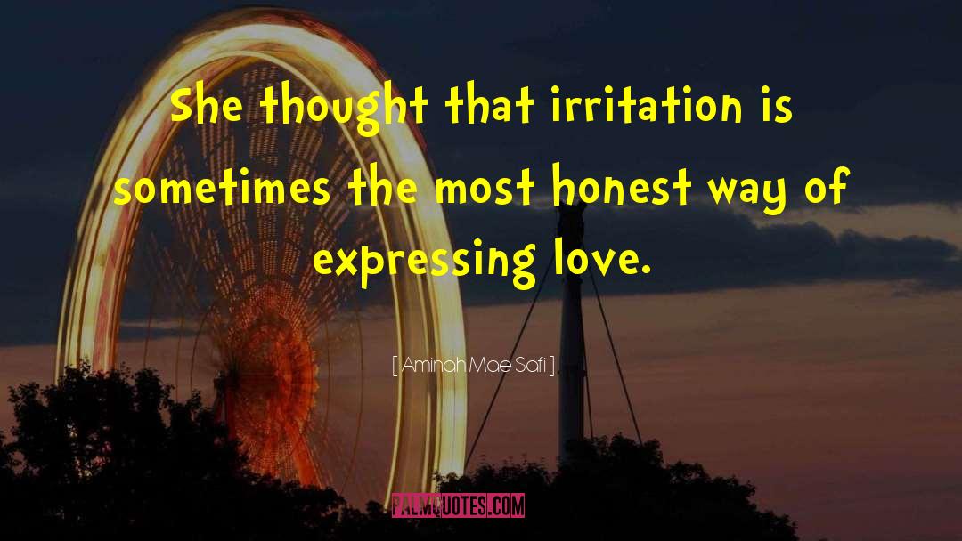 Expressing Love quotes by Aminah Mae Safi