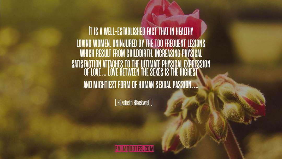 Expression Of Love quotes by Elizabeth Blackwell