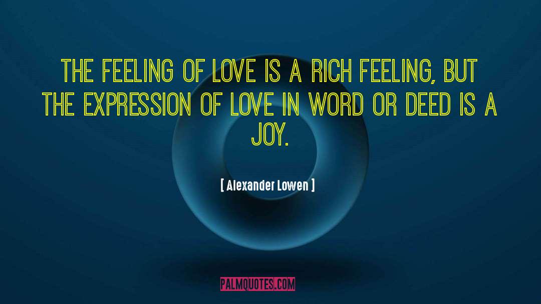Expression Of Love quotes by Alexander Lowen