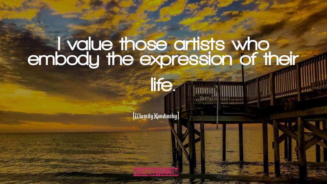 Expression quotes by Wassily Kandinsky
