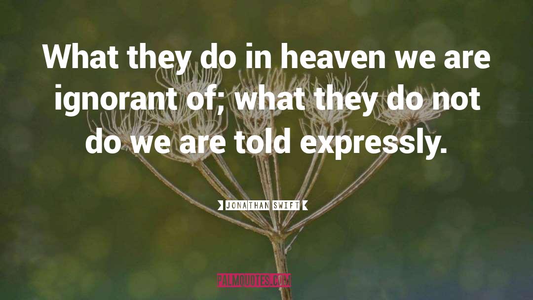 Expressly quotes by Jonathan Swift