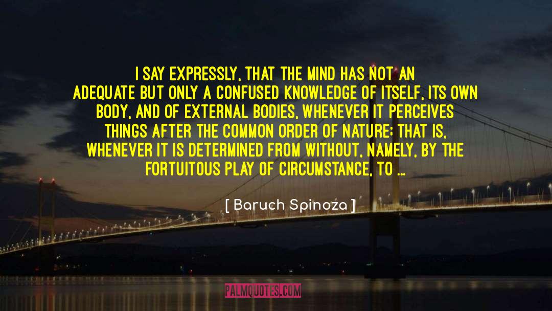 Expressly quotes by Baruch Spinoza