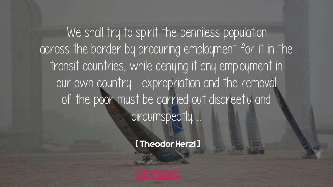 Expropriation quotes by Theodor Herzl