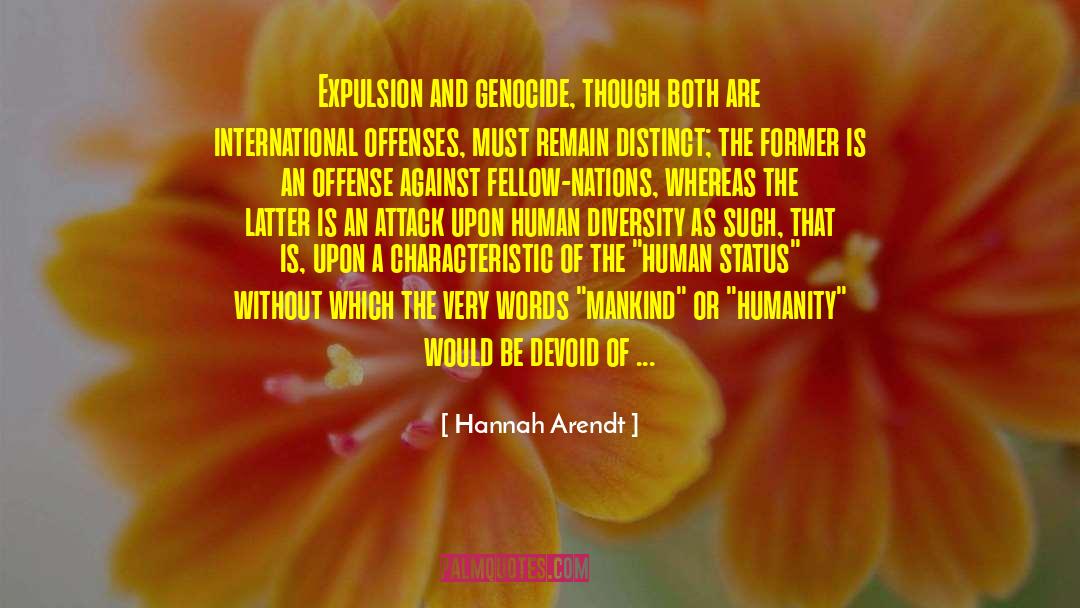 Expulsion quotes by Hannah Arendt