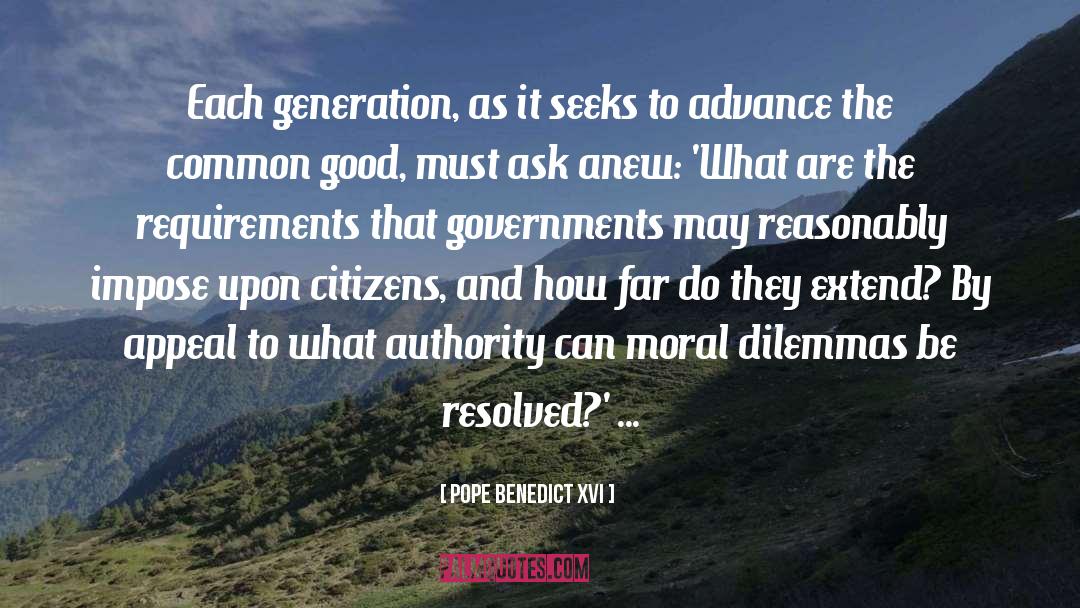 Extend quotes by Pope Benedict XVI