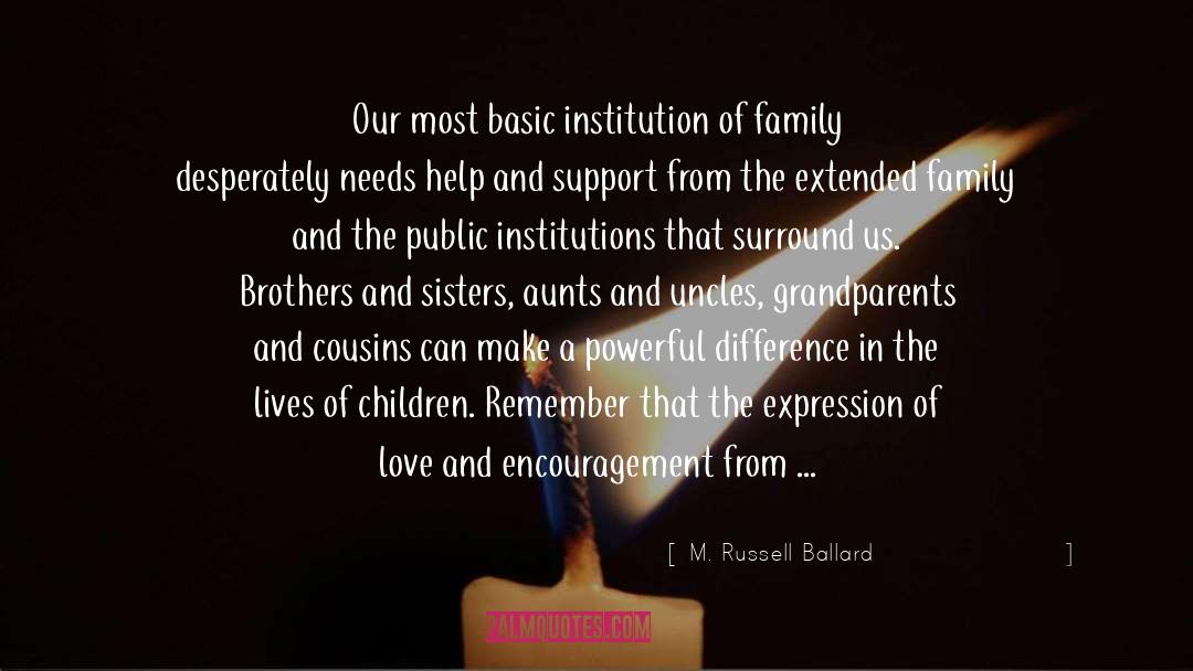 Extended Metaphors quotes by M. Russell Ballard