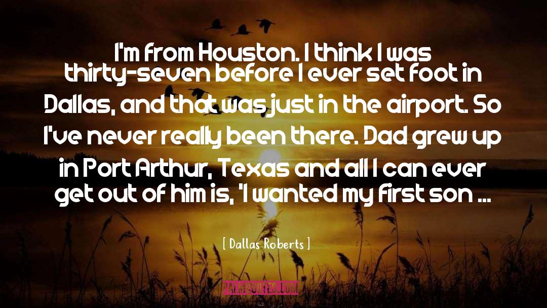 Extending The Airport Runway quotes by Dallas Roberts