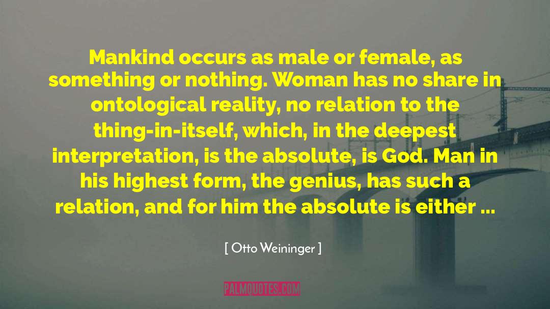 Extending The Kingdom quotes by Otto Weininger