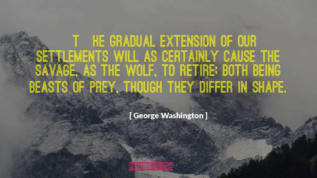 Extension Fallacy quotes by George Washington