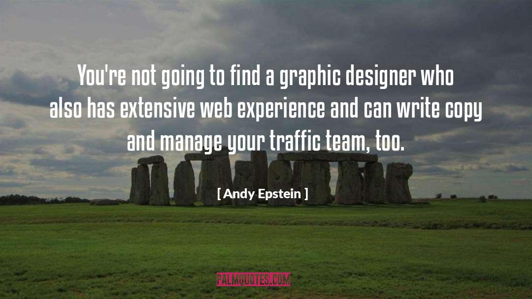 Extensive quotes by Andy Epstein