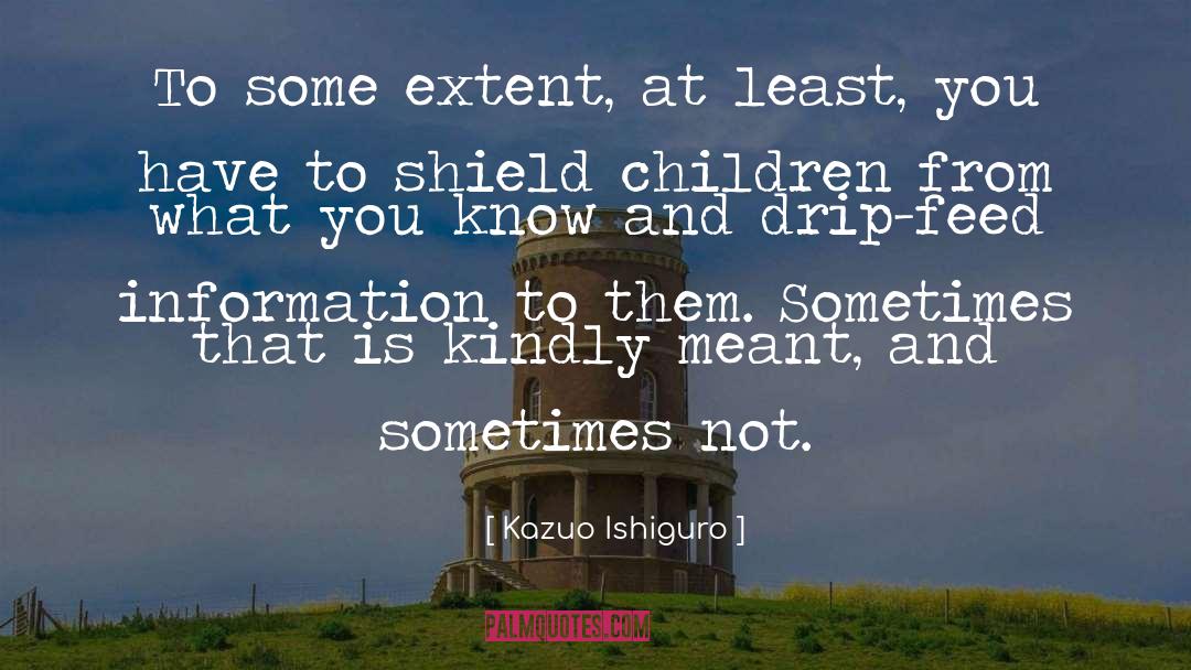 Extent quotes by Kazuo Ishiguro