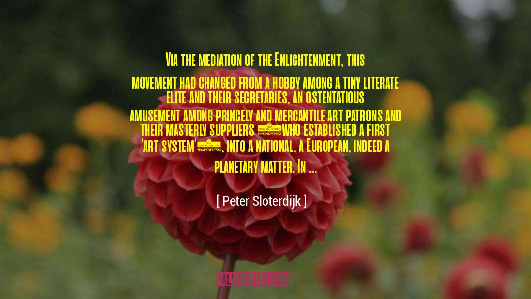 Exterior quotes by Peter Sloterdijk