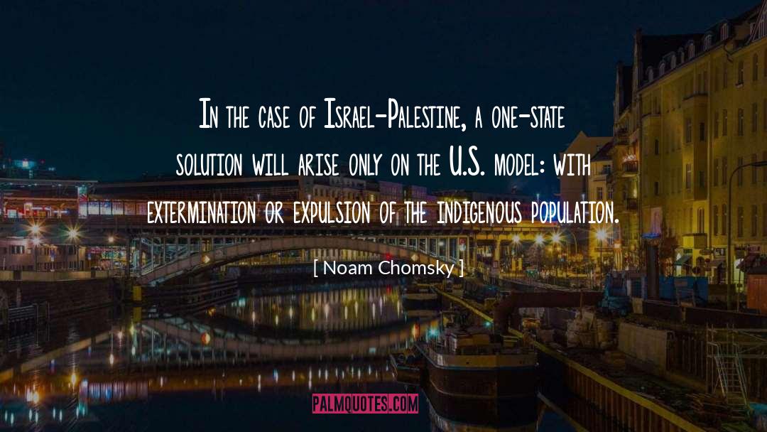 Extermination quotes by Noam Chomsky