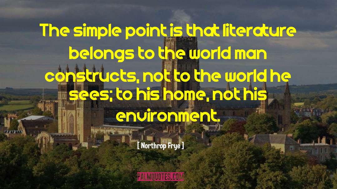 External Environment quotes by Northrop Frye