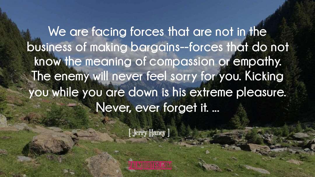 External Forces quotes by Jerry Haney