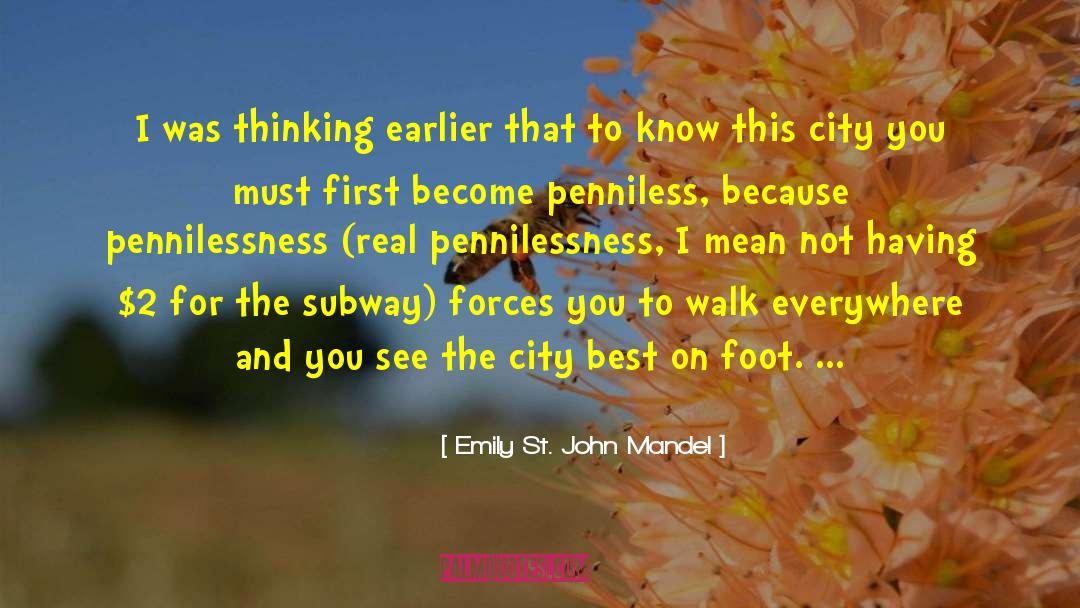 External Forces quotes by Emily St. John Mandel