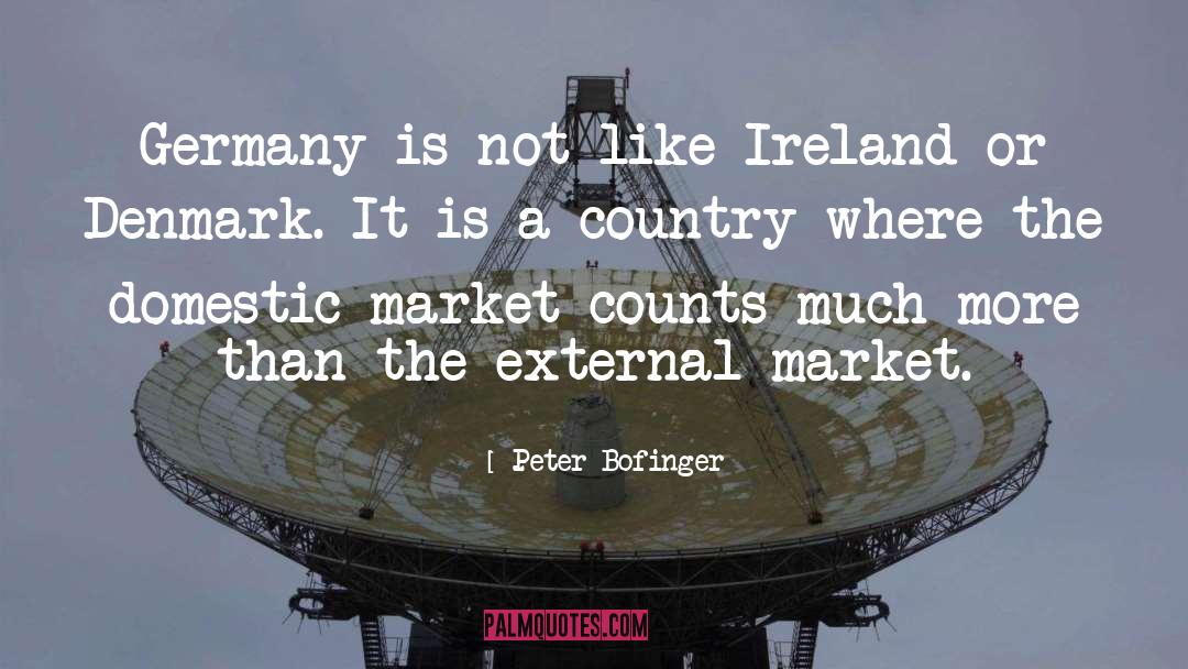 External Influences quotes by Peter Bofinger