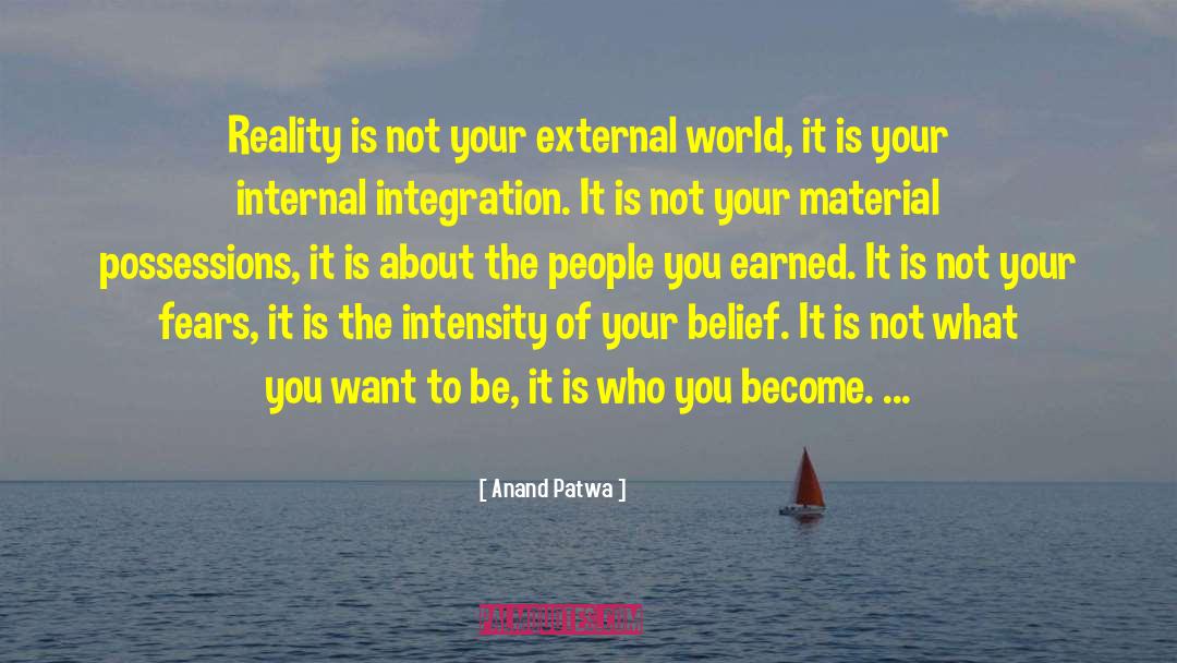 External World quotes by Anand Patwa