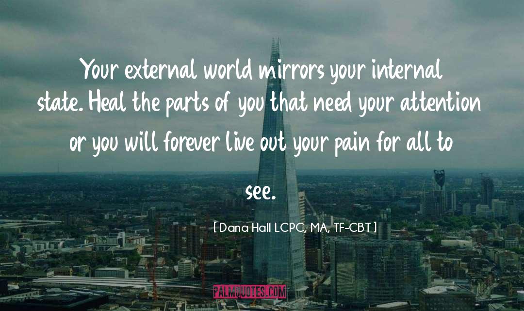 External World quotes by Dana Hall LCPC, MA, TF-CBT