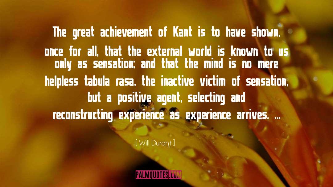 External World quotes by Will Durant
