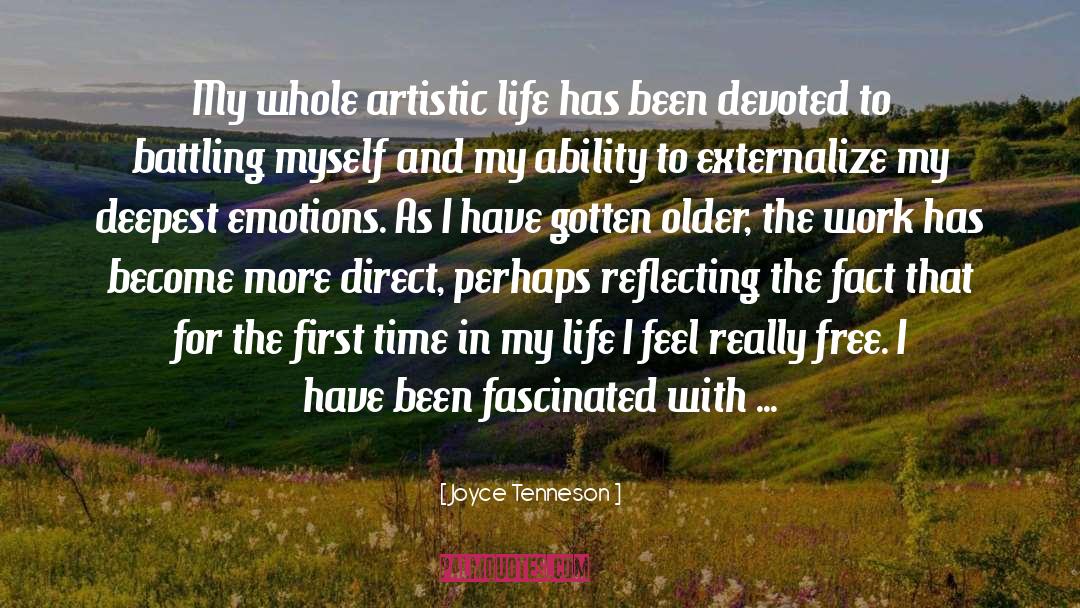 Externalize quotes by Joyce Tenneson