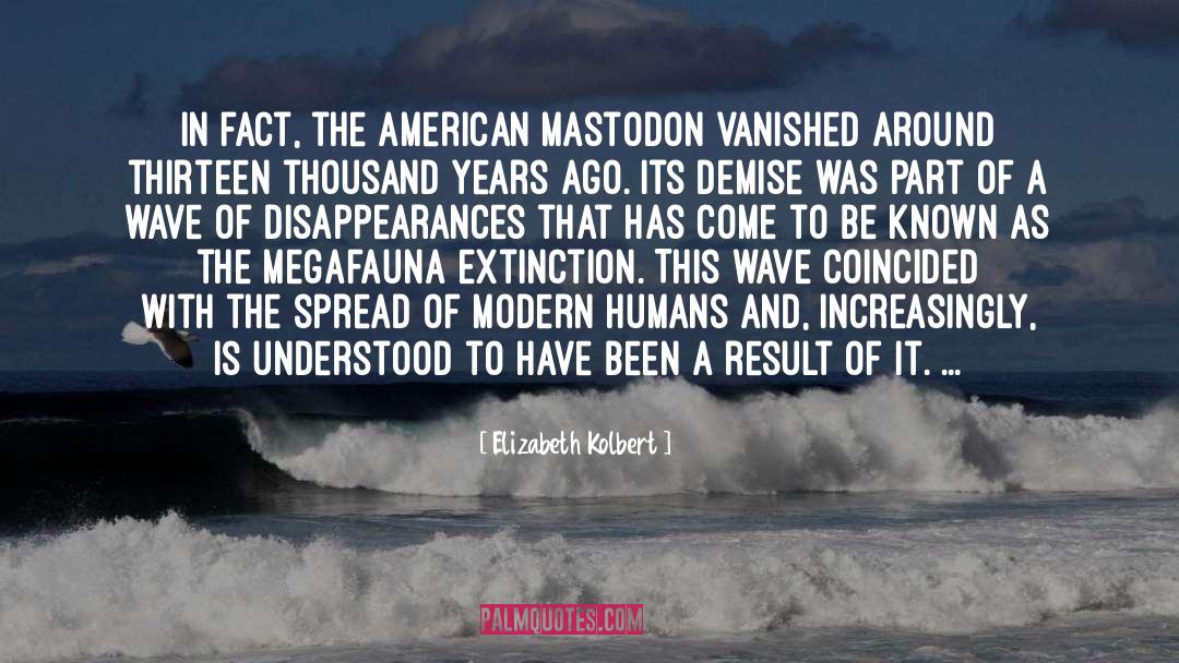 Extinction quotes by Elizabeth Kolbert