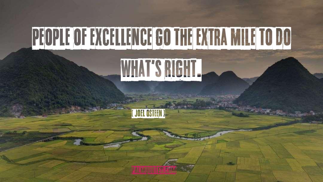 Extra Mile quotes by Joel Osteen