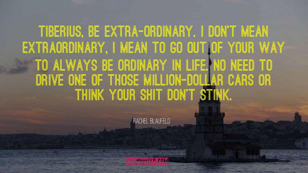 Extra Ordinary quotes by Rachel Blaufeld