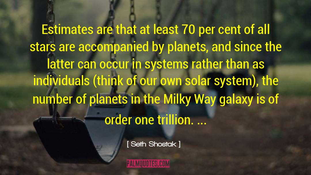 Extra Solar Planets quotes by Seth Shostak