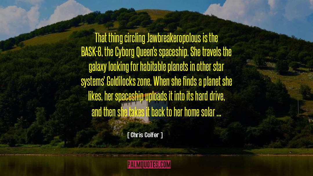 Extra Solar Planets quotes by Chris Colfer